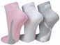 Preview: 3 Paar Puma Retro Lifestyle Quarter - FX Set: Rosa/Weiß/Grau