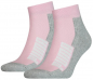 Preview: 2 Paar Puma Frotteesohle Jump Quarter - Rosa