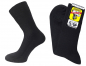 Preview: 100% Schurwolle 1/1 Rippe Business Schweißsocken - Schwarz