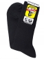 Preview: 100% Schurwolle 1/1 Rippe Business Schweißsocken - Schwarz - Größe 45/47