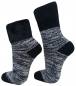 Preview: Damen - Umschlagrand Kuschelsocken - Schwarz