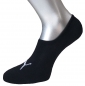 Preview: 2 Paar HIGH CUT Footies mit Slip Stop (Fersen ABS) - Schwarz - Größe 39/42