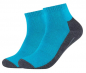 Preview: 2 Paar Camano Sport Quarter - Frotteesohle Kurzsocken - Türkis