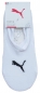 Preview: 2 Paar HIGH CUT Footies mit Slip Stop (Fersen ABS) - Weiss - Größe 35/38