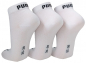 Preview: 3 Paar Puma Baumwoll Klassik Quarter - Farbset: Uni Weiss