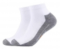 Preview: 2 Paar Camano Sport Quarter - Frotteesohle Kurzsocken - Weiss