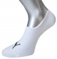 Preview: 2 Paar HIGH CUT Footies mit Slip Stop (Fersen ABS) - Weiss - Größe 35/38