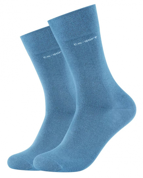 2 Paar CA - SOFTBUND Socken ohne Gummidruck - Heritage Blue - Größe 43/46