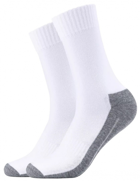 2 Paar Camano Pro Tex - Sportsocken mit P-Sohle - Weiss
