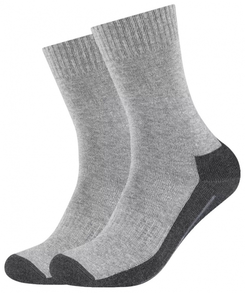 2 Paar Camano Pro Tex - Sportsocken mit P-Sohle - Grau