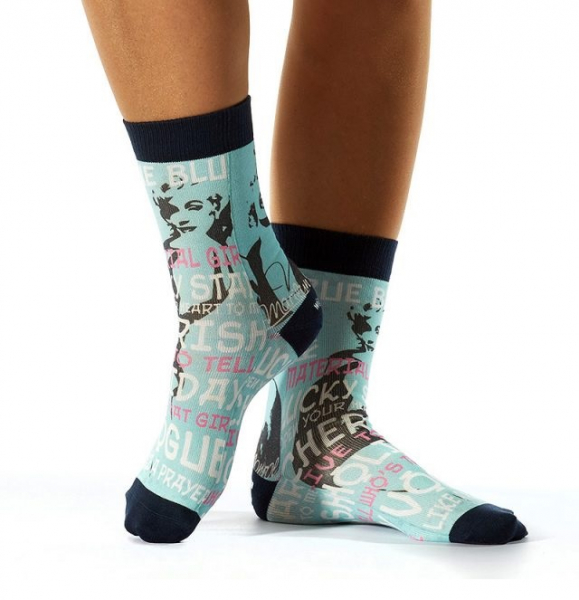 Wigglesteps Damen - Socken - Style: 00004 - Marilyn Türkis