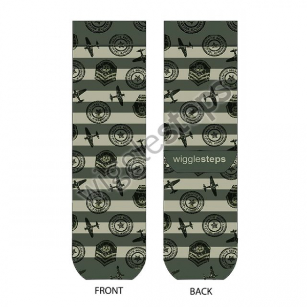 Preview: Wigglesteps Herren - Socken - Style: 00425 - Airforce