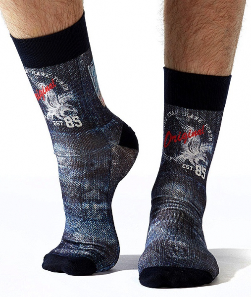 Wigglesteps Herren - Socken - Style: 00502 - Jeans 85'er