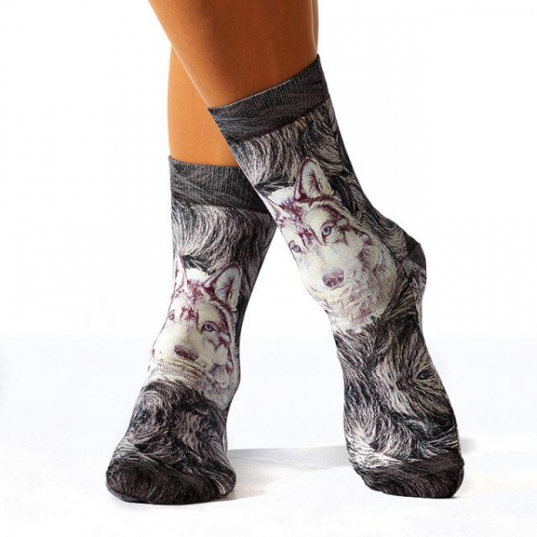 Preview: Wigglesteps Damen - Socken - Style: 00528 - Wolf