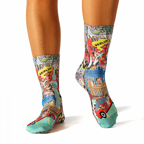Wigglesteps Damen - Socken - Style: 00719 - Graffitti City