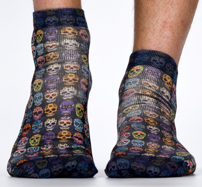 Wigglesteps Herren - Quarter - Style: 01177 - Skull Color