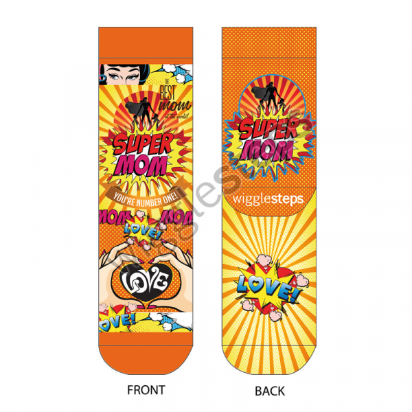 Wigglesteps Damen - Socken - Style: 01190 - Super Mom