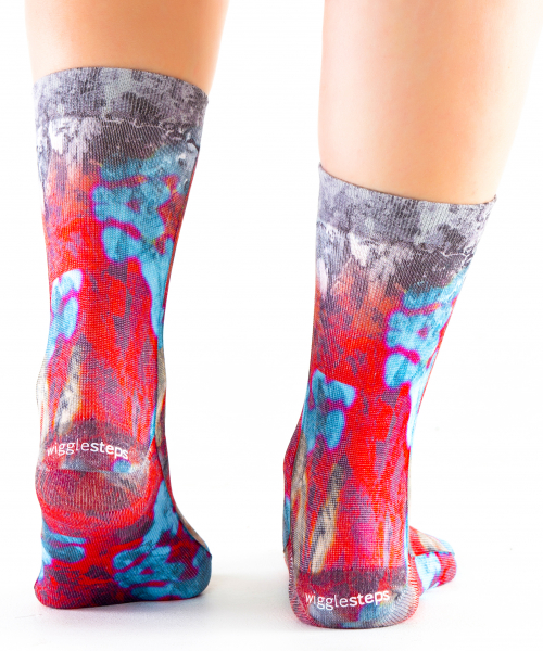 Preview: Wigglesteps Damen - Socken - Style: 01261 - Batik Red