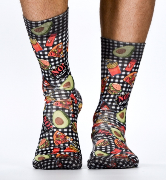 Wigglesteps Herren - Socken - Style: 01943 - Avocado Black