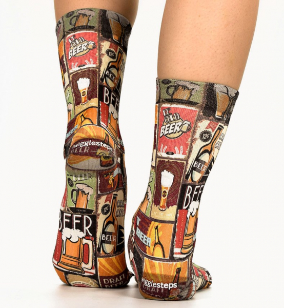 Wigglesteps Herren - Socken - Style: 01975 - Draft Beer