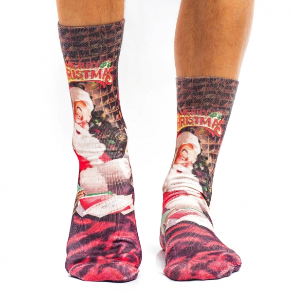 Wigglesteps Herren - Socken - Style: Santa Klassik 02010