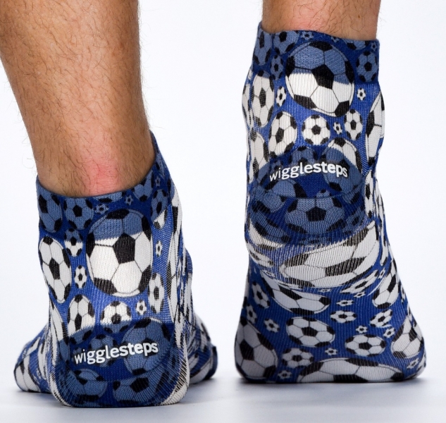 Wigglesteps Herren - Quarter - Style: 02208 - Fussball Blau