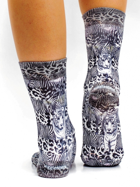 Wigglesteps Damen - Socken - Style: 02300 - Zebra Tiger