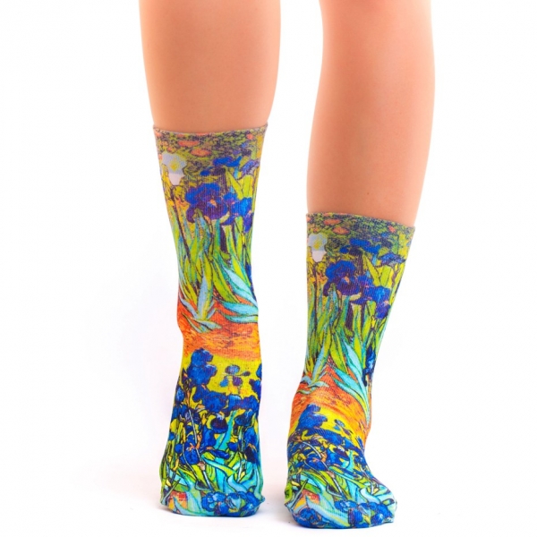 Wigglesteps Damen - Socken - Style: 02906 - van Gogh - Lilien
