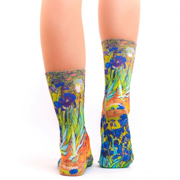 Wigglesteps Damen - Socken - Style: 02906 - van Gogh - Lilien