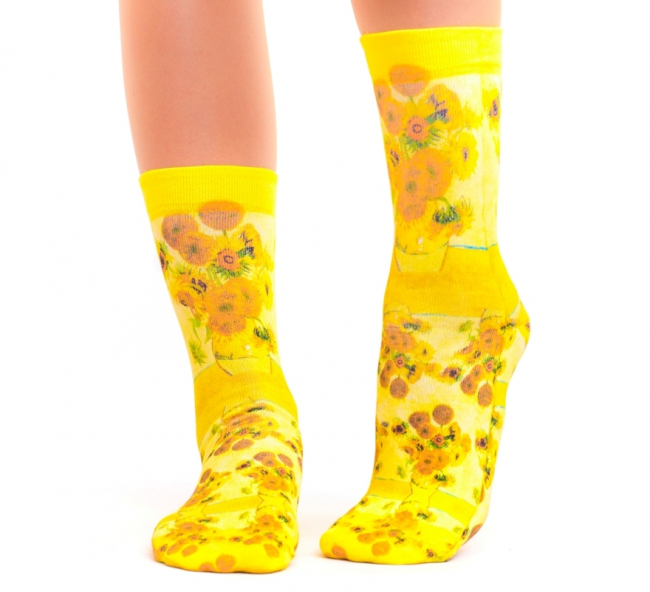 Wigglesteps Damen - Socken - Style: 02909 - van Gogh - Sun