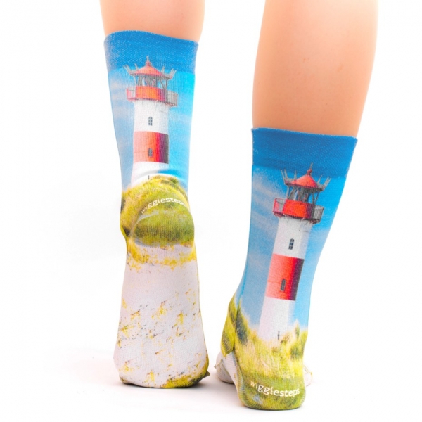 Wigglesteps Damen - Socken - Style: 02923 - Leuchtturm Düne