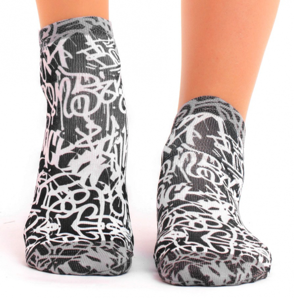 Wigglesteps Damen - Sneaker - Style: 03931 - Grafitti B+W