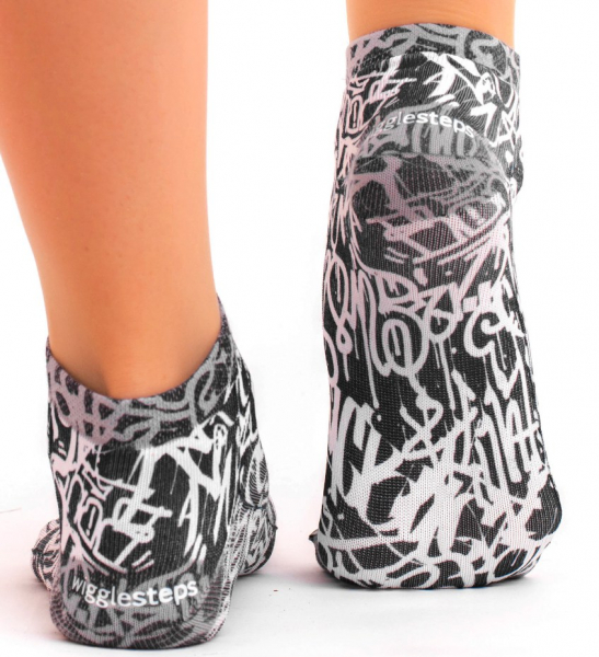 Wigglesteps Damen - Sneaker - Style: 03931 - Grafitti B+W