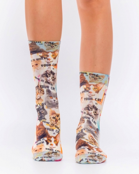 Wigglesteps Damen - Socken - Style: 03043 - Katzen