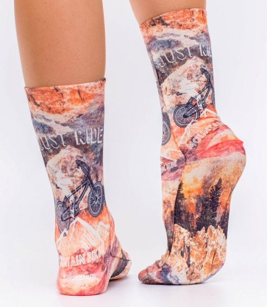Wigglesteps Damen - Socken - Style: 03055 - Mountainbike