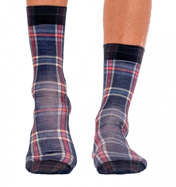 Wigglesteps Herren - Socken - Style: 03148 - Plaid Dezent