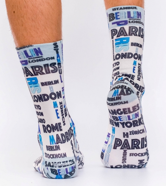 Wigglesteps Herren - Socken - Style: 03206 - Städtetrip