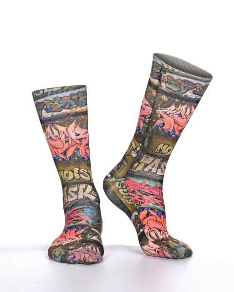 Wigglesteps Damen - Socken - Style: 03425 - Street Art