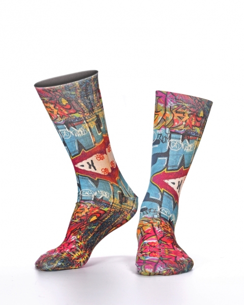 Wigglesteps Damen - Socken - Style: 03427 - Street Art