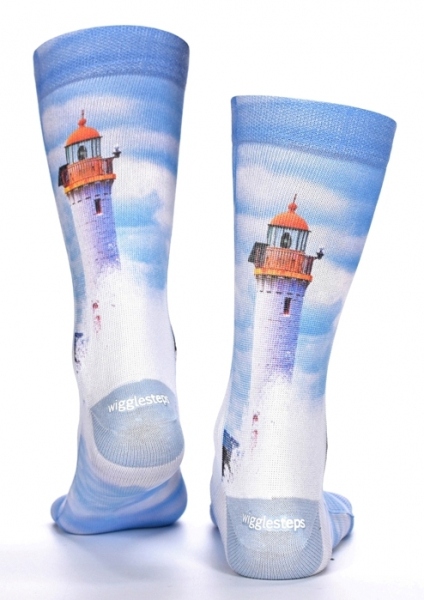 Wigglesteps Damen - Socken - Style: 03454 - Leuchtturm im Sturm