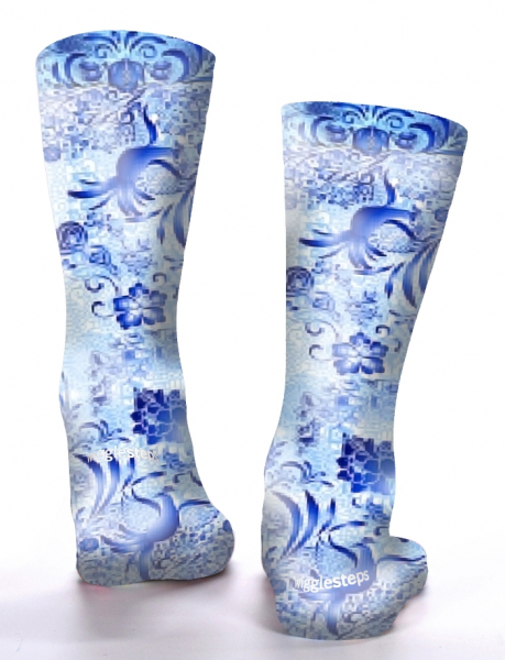 Wigglesteps Damen - Socken - Style: 03504 - Paisley Floral