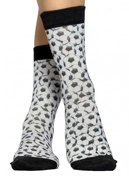 Wigglesteps Damen - Socken - Style: 03618 - Fussball Weiß
