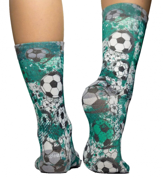 Wigglesteps Damen - Socken - Style: 03619 - Fussball Grün
