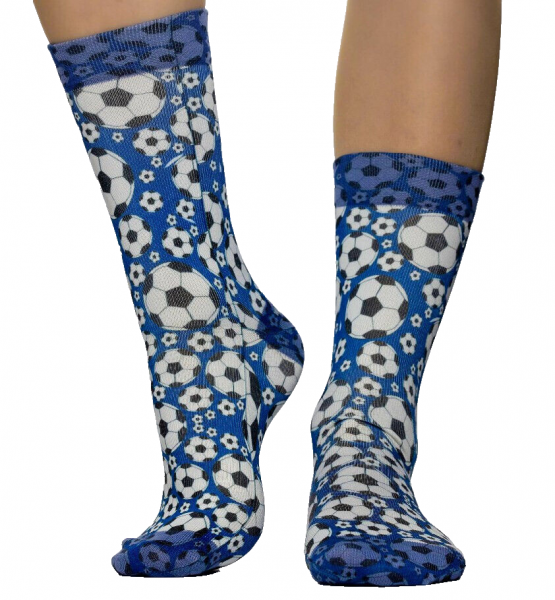 Wigglesteps Damen - Socken - Style: 03620 - Fussball Blau
