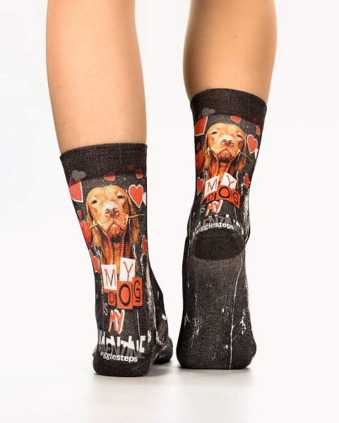 Wigglesteps Damen - Socken - Style: 03826 - My Dog