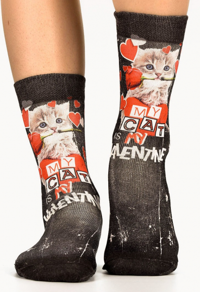 Wigglesteps Damen - Socken - Style: 03827 - My Cat
