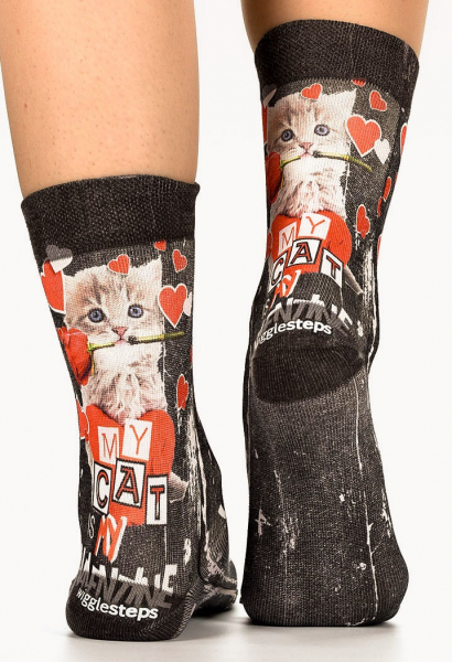 Preview: Wigglesteps Damen - Socken - Style: 03827 - My Cat