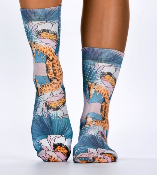 Wigglesteps Damen - Socken - Style: 03904 - Giraffe