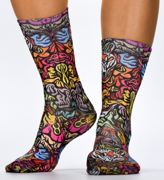 Wigglesteps Damen - Socken - Style: 03916 - Street Art