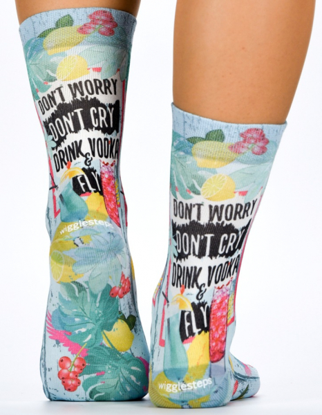 Wigglesteps Damen - Socken - Style: 03917 - Vodka hilft
